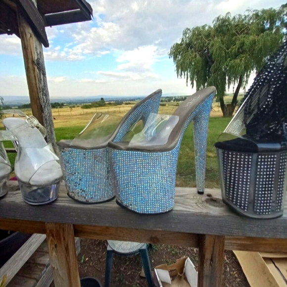 Dancer/stripper shoes size 6 ALL 3 $80 SOLD - Picture 1 of 4